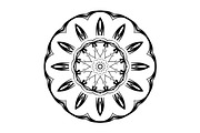 Ornamental Black White Mandala Pack, a Decorative Illustration by NJ Himel (Thumbnail 88 of 103)
