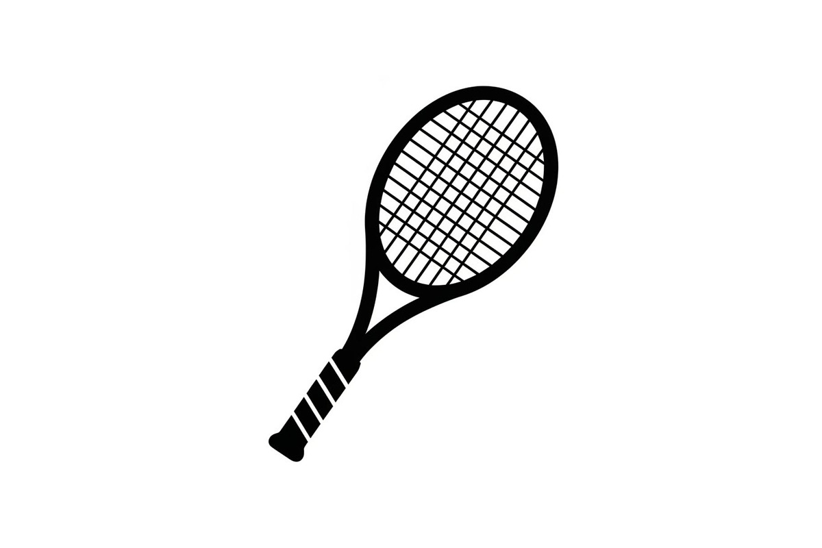 Tennis Racket Icon Silhouette Bundle, an Illustration by Designs_River (Photo 50 of 51)