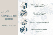 Chrysanthemum Seamless Pattern, a Pattern Graphic by Svetlana Lerie (Thumbnail 3 of 6)
