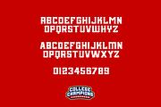 COLLEGE CHAMPIONS FONT FAMILY, a Serif Font by Alphabet Agency (Thumbnail 4 of 6)
