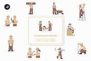 Construction Worker Illustration, an Object Graphic by Jump Studio (Thumbnail 1 of 12)