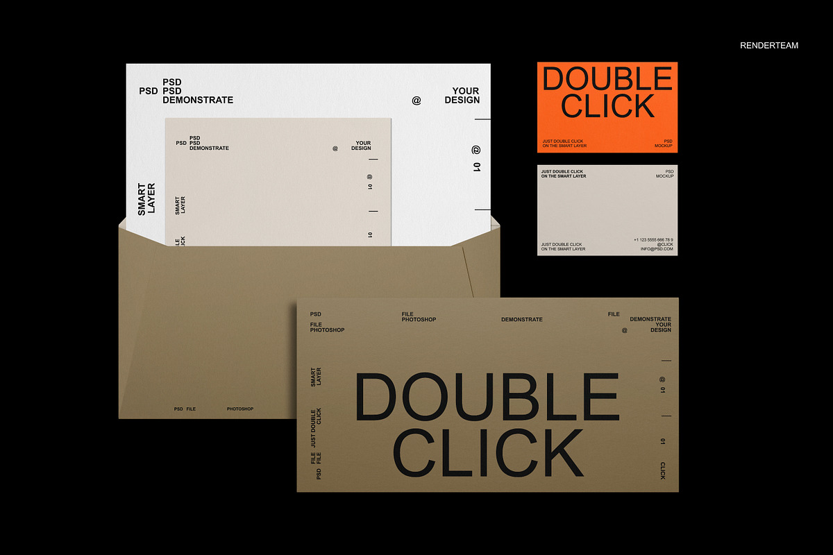 Brand Identity Mockup Set, a Books & Magazine Mockup by Renderteam (Photo 7 of 10)