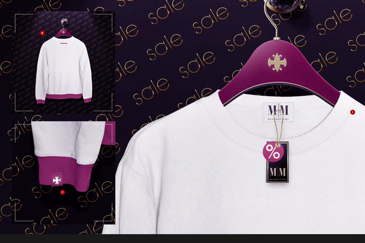 Hoodie / Blouse On 5 Stages Mock-up, a Hoody Mockup by Mocca Mockups Store (Photo 49 of 69)