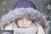 30 Snow and Bokeh Photo Overlays preview 2