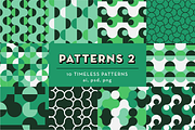 PATTERNS BUNDLE: 100 Geo Patterns, a Pattern Graphic by kloroform (Thumbnail 9 of 45)