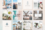 50 TRAVEL Instagram Templates 2026, a Social Media Template by SocialMediaTemplate (Thumbnail 4 of 8)