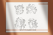 SALE Couple in love illustration, a Person Illustration by velychko.ua (Thumbnail 3 of 7)