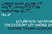 Vulture, a Handwritten Font by Headquarters (Thumbnail 3 of 3)