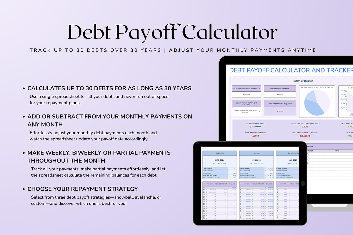 Ultimate Paycheck Budget - Pastel, a Templates & Theme by The Creative Plans co (Photo 5 of 10)
