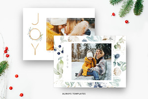 Christmas Card Template CC080