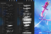 Gagatkas vol4 - 81 PROCREATE brushes, a Brush Add-On by gagatka (Thumbnail 5 of 7)