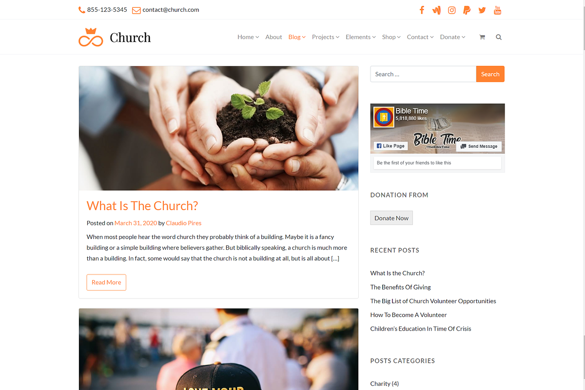 Church Religious WordPress Theme, a WordPress Template by Visualmodo (Photo 13 of 31)