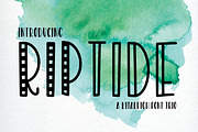 Riptide Font Trio, a Font by Kitaleigh (Thumbnail 1 of 3)