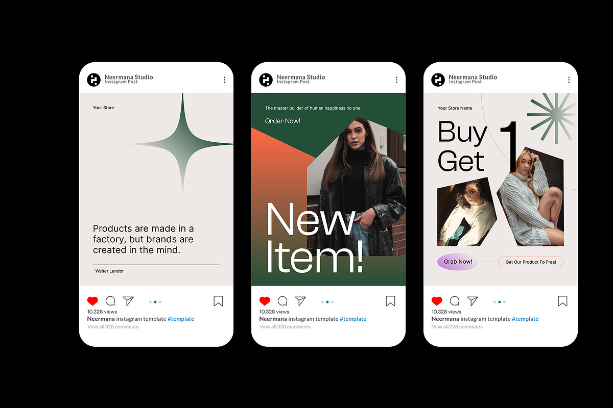Elegant Grand Opening Instagram Post preview 3