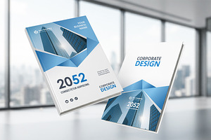 Corporate Book Cover Template, a Marketing Template by WheelieMonkey