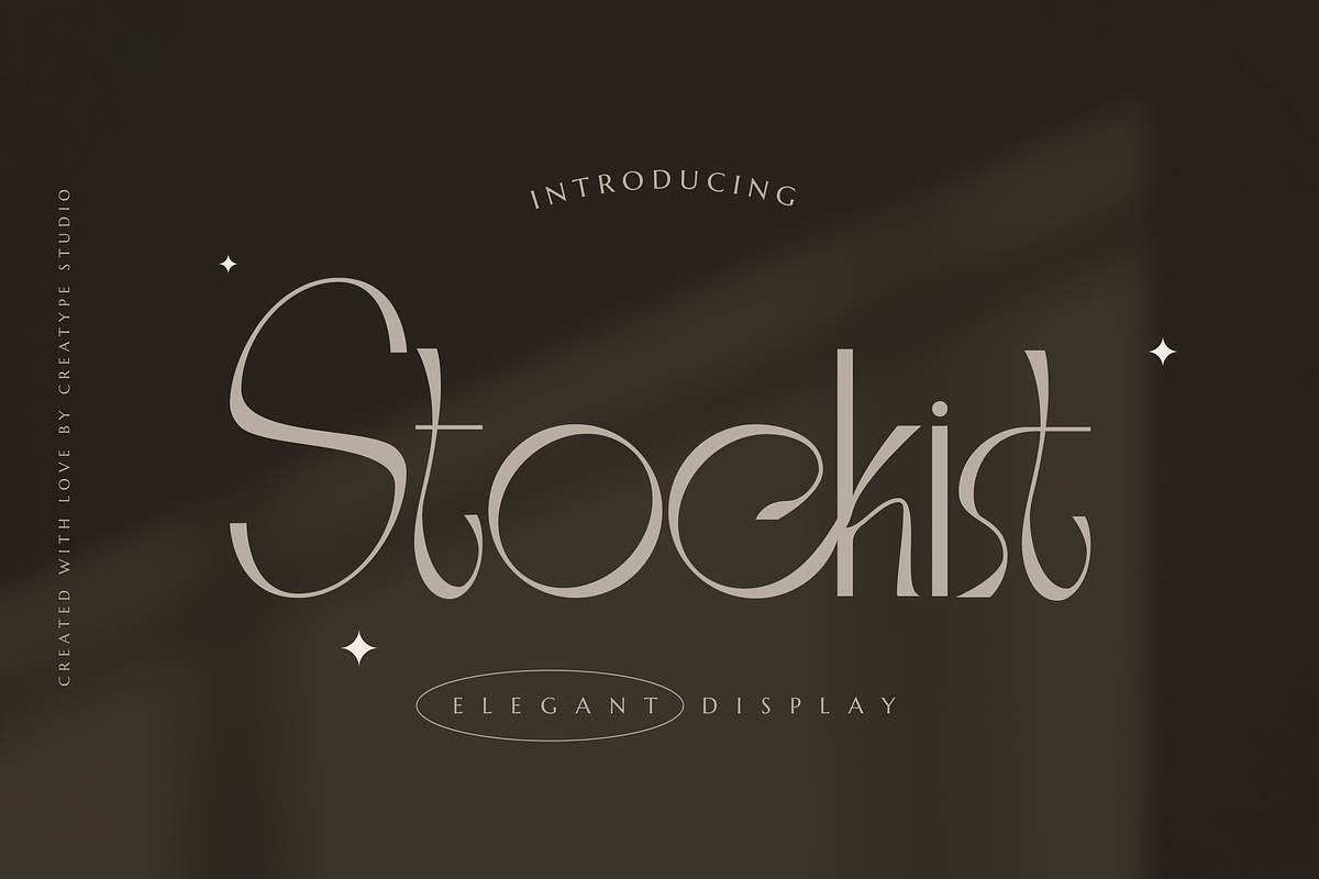 Stockist Elegant Display, a Font by Creatype Studio (Photo 1 of 10)