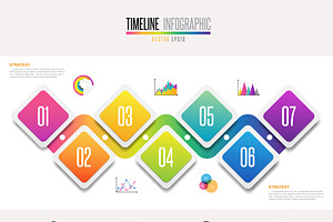 Timeline Infographic Template Set 05