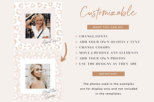 Minimal Neutral Instagram Templates