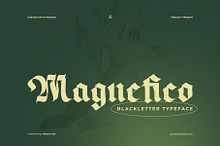 Magnefico Blackletter Typeface