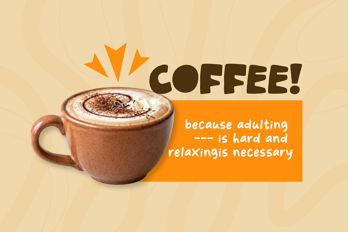Brew Today - Cozy & Display Font, a Handwritten Font by khurasan (Photo 4 of 6)