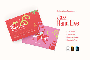 Jazz Live - Business Card
