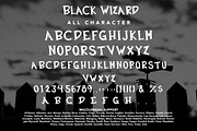 Black Wizard - Halloween Display, a Handwritten Font by Arendxstudio (Thumbnail 9 of 9)
