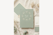 Magnolia Wedding Frames & Clipart, a Decorative Illustration by moja doodle (Thumbnail 9 of 9)