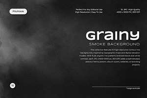 Grainy Smoke Overlay, a Texture Graphic by Pitchlook.Studio