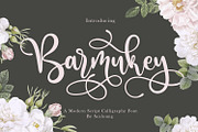 Barmukey, a Script Font by Sealoung (Thumbnail 1 of 13)