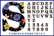 Floral Alphabet, Floral Font SVG, an Object Graphic by D2PUTRI (Thumbnail 19 of 31)