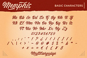 Memphis - Modern Script Font, a Handwritten Font by Alpaprana (Thumbnail 10 of 11)