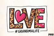 Leopard print love grandma life grap, an Illustration by CrexoraLab (Thumbnail 1 of 4)