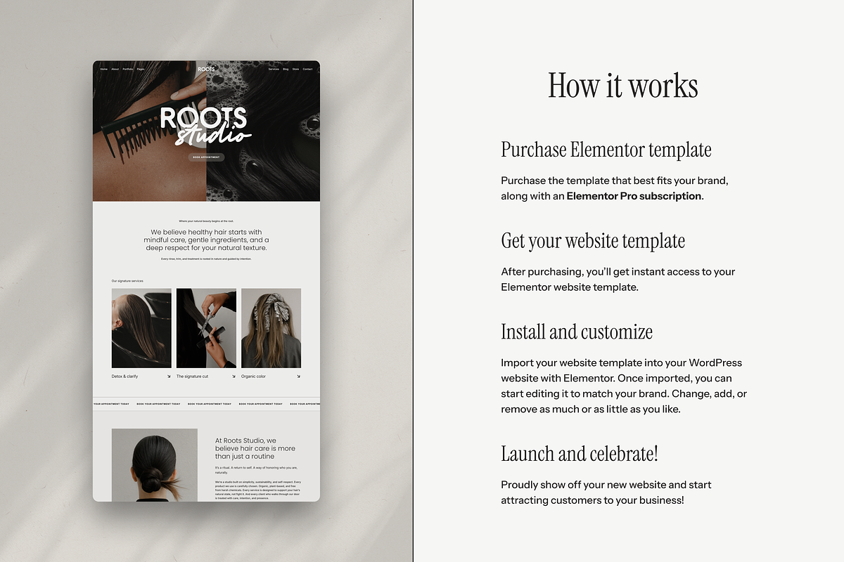 Roots Studio Wordpress Template preview 2