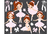 Vector Ballerina,Vector Ballet, an Illustration by TheCreativeMill (Thumbnail 4 of 4)