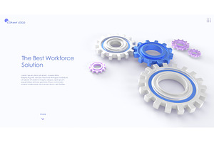 Best workforce solution isometric, a 3D by Marozhkastudio