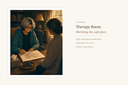 Therapy Session Illustrations, a Healthcare Illustration by LanternkinStudio (Thumbnail 11 of 13)
