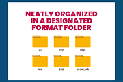 60 Website Vector Illustration, a Technology Illustration by Flat Icons (Thumbnail 3 of 7)