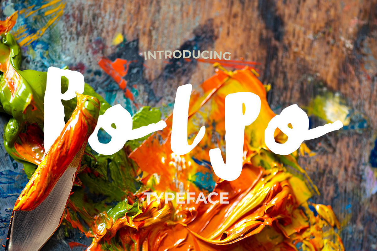 Polpo Inky Font | Bold Hand-drawn, a Handwritten Font by Craft Graphic Type (Photo 1 of 9)