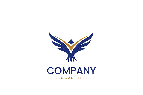 Abstract Phoenix Wing Logo