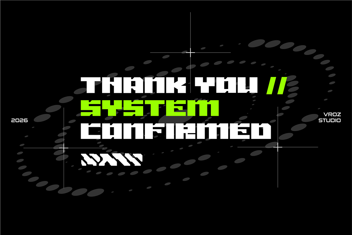 Arken – Modern Futuristic Font, a Font by Vroz Studio (Photo 8 of 8)