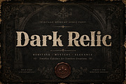 Dark Relic, a Serif Font by Wow Magic (Thumbnail 4 of 4)