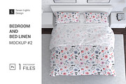 Bedroom and Bed Linen Mockup #2, an Apparel Mockup by Seven Lights (Thumbnail 1 of 6)