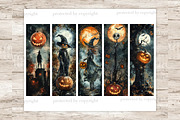 Spooky Bookmarks, a Seasonal Illustration by GlamArtZhanna (Thumbnail 2 of 3)