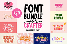 Font Bundle for Crafter SALE