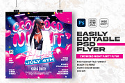 Crowded Night Party Flyer Design, a Flyer Template by Shajib Shikder (Thumbnail 1 of 2)