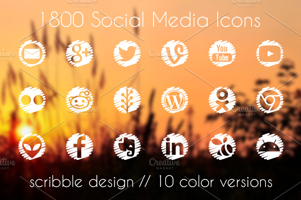 Vector Social Media Icons, an Icon by Luis Quesada Design (Photo 1 of 2)