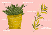 Oh Gouache Procreate Brushes, a Brush Add-On by KJP Designs (Thumbnail 4 of 6)