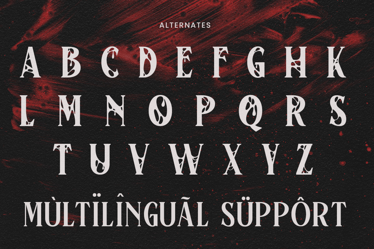 Hollow Thriller – Spooky Halloween, a Serif Font by roomspace creative lab (Photo 2 of 13)