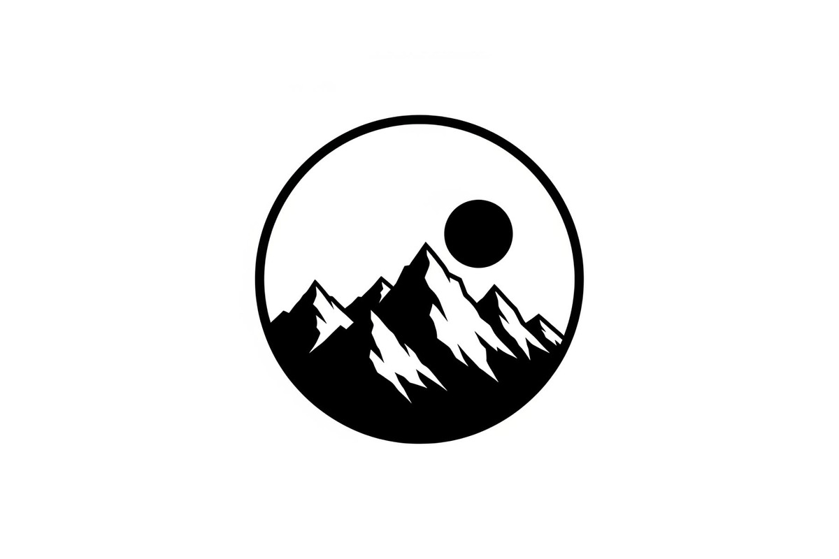 Circular Nature Landscape Silhouette, an Illustration by yasushie (Photo 42 of 51)
