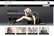 Fashion Shop, a Bootstrap Template by auroraruggieri (Thumbnail 2 of 7)